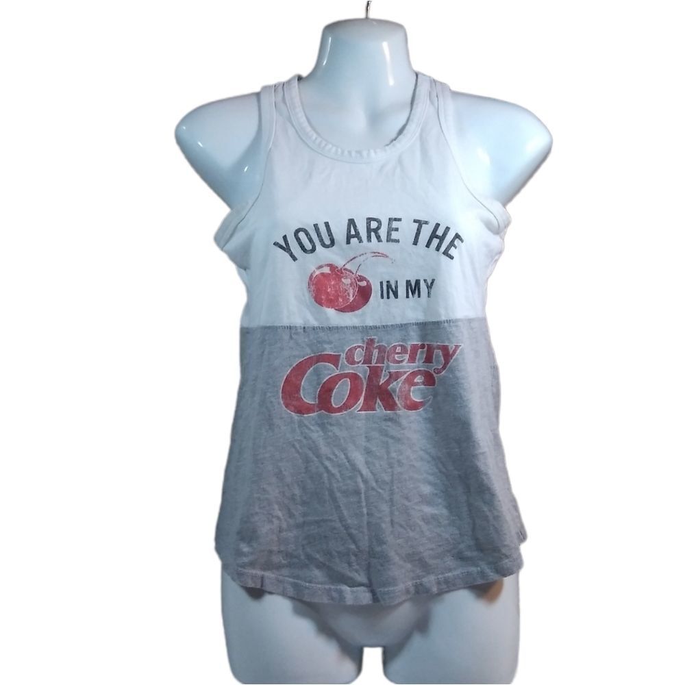 Coca Cola cherry coke tank top xs